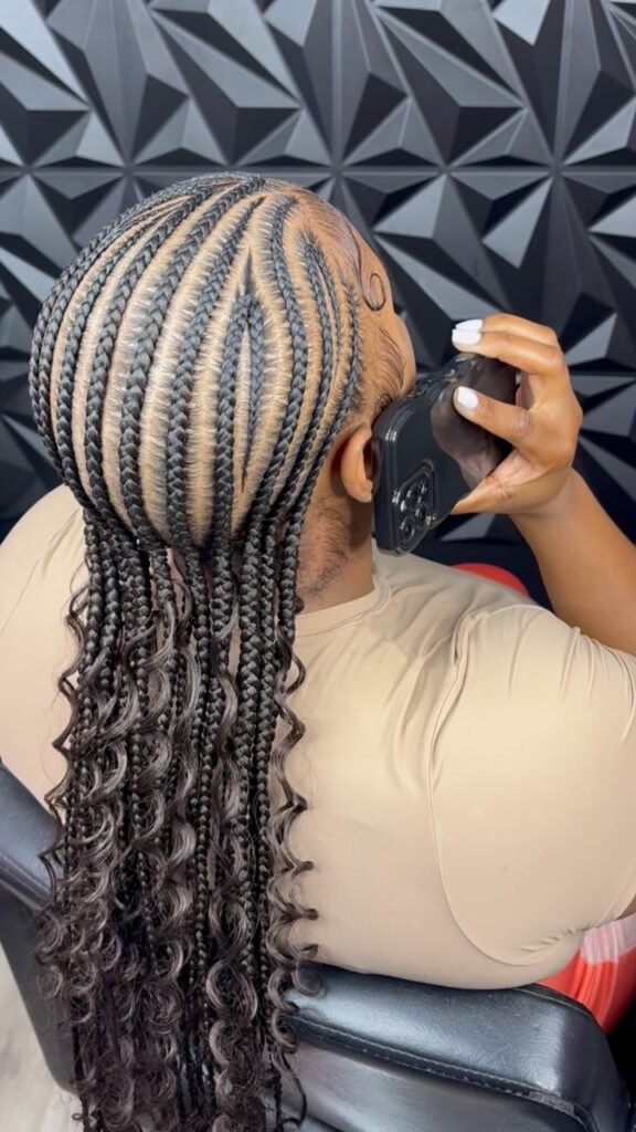 Office-ready cornrow braid designs