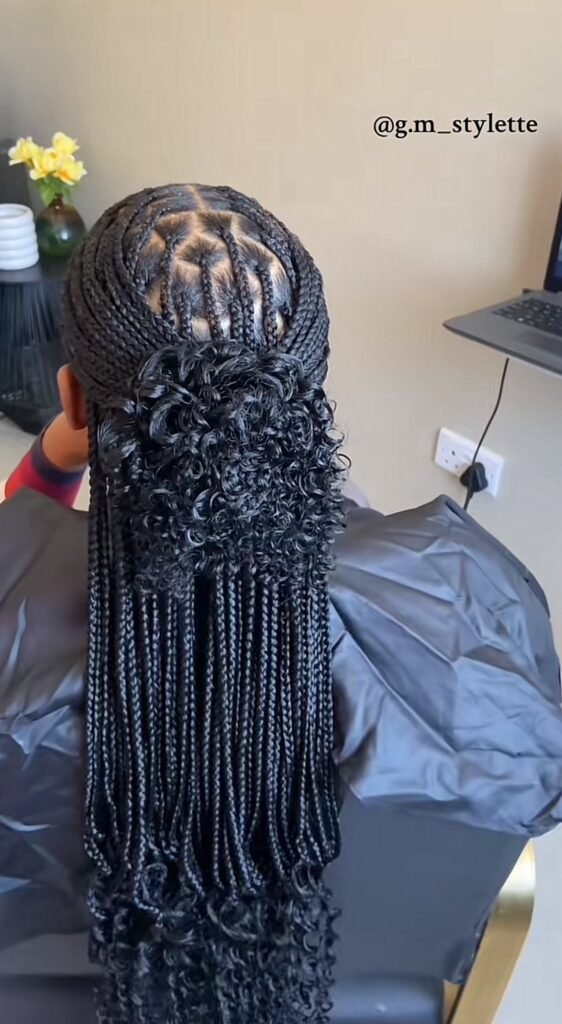 Office-ready cornrow braid designs