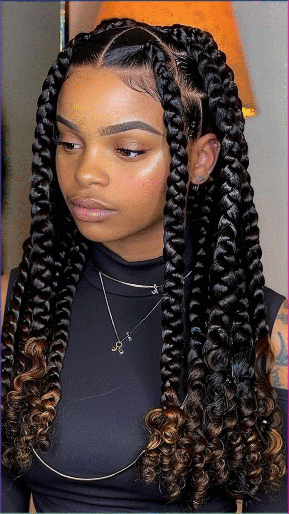 Luxury braids hairstyles