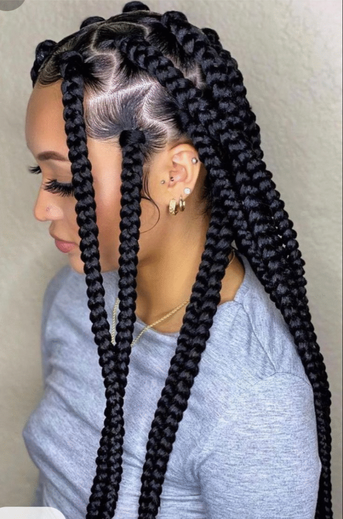 Luxury braids hairstyles
