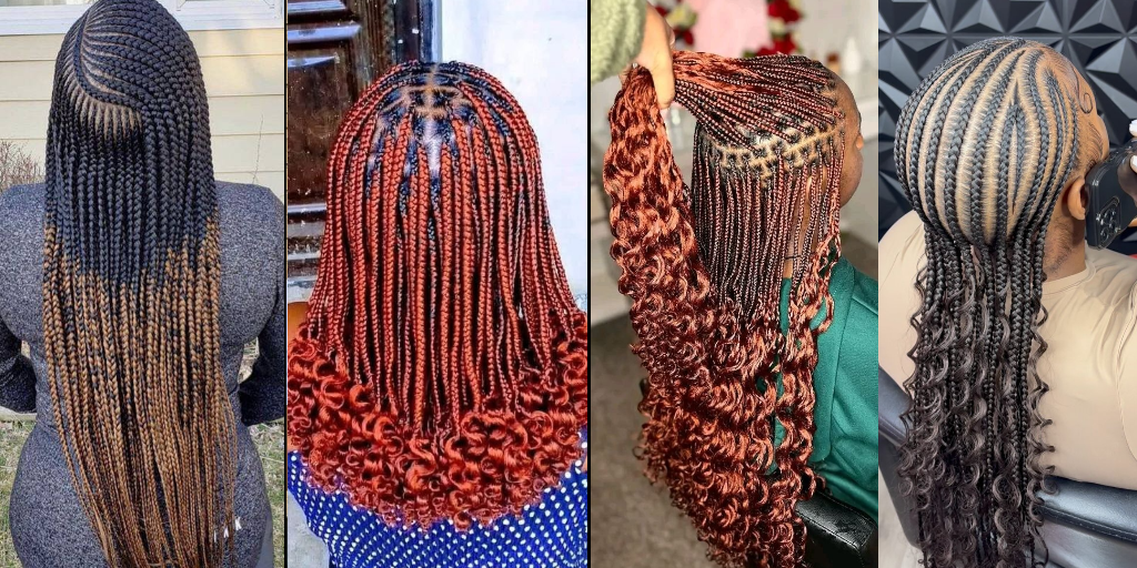 Office-ready cornrow braid designs