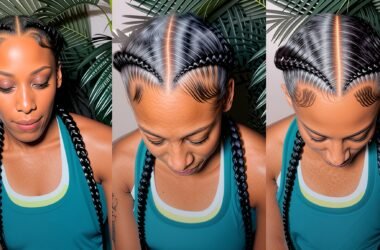 How To Add Two Feed In Braids on Full Hair