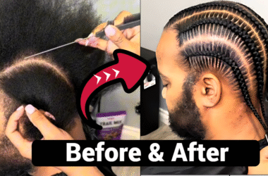 Step by Step Guide on Stitch Braids and Cornrows Setting