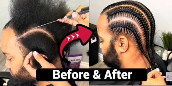 Step by Step Guide on Stitch Braids and Cornrows Setting