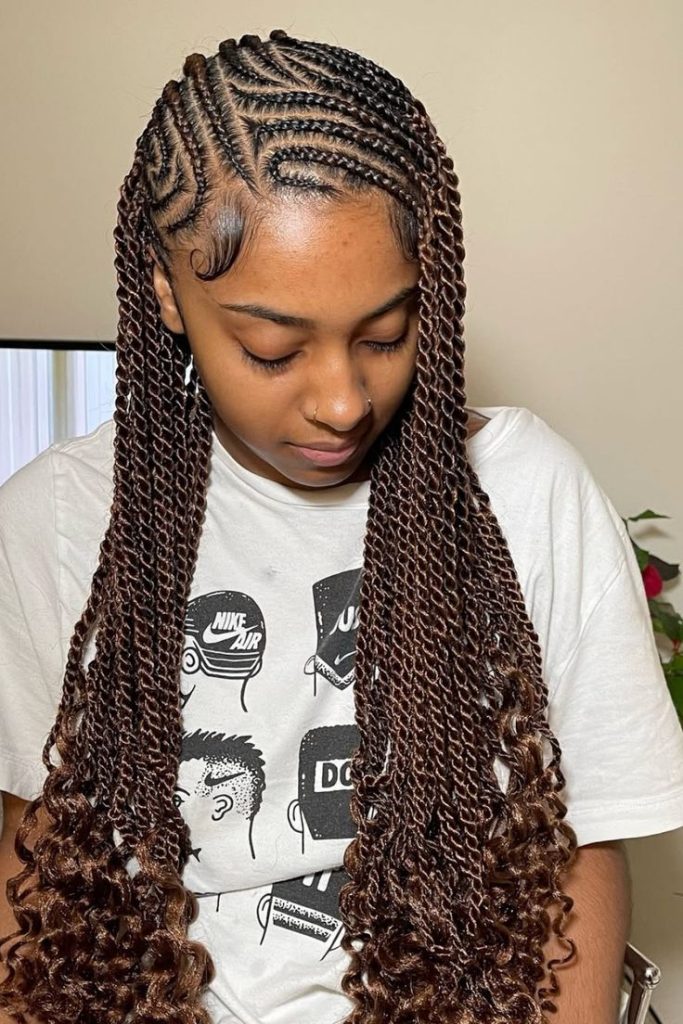45 HAIRSTYLE Top-Rated Curly Braids Looks This Year