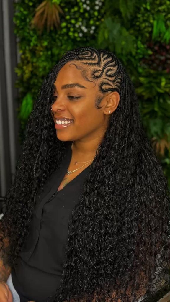 45 HAIRSTYLE Top-Rated Curly Braids Looks This Year