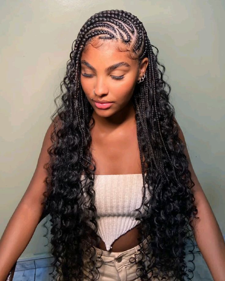 45 HAIRSTYLE Top-Rated Curly Braids Looks This Year