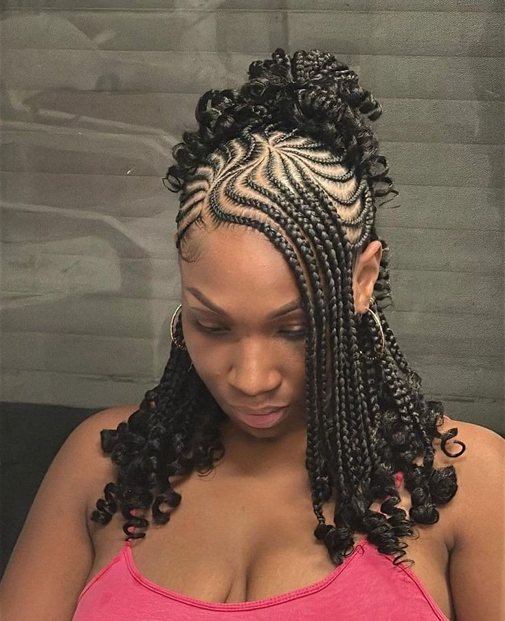 45 HAIRSTYLE Top-Rated Curly Braids Looks This Year