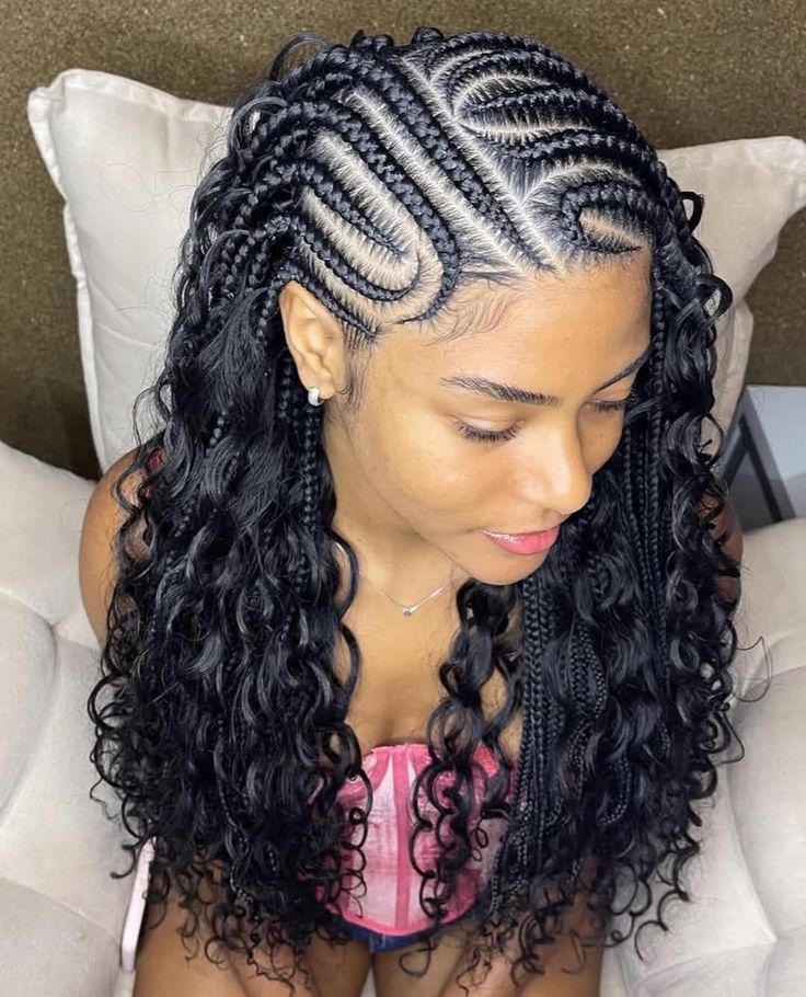 45 HAIRSTYLE Top-Rated Curly Braids Looks This Year