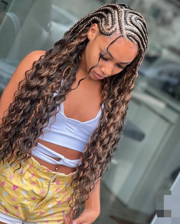 45 HAIRSTYLE Top-Rated Curly Braids Looks This Year