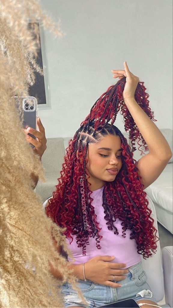 45 HAIRSTYLE Top-Rated Curly Braids Looks This Year