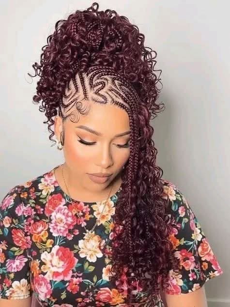 45 HAIRSTYLE Top-Rated Curly Braids Looks This Year