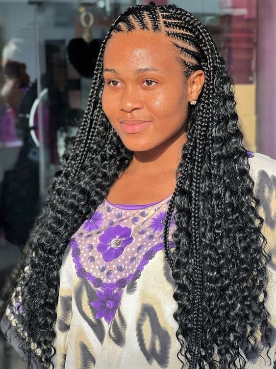 45 HAIRSTYLE Top-Rated Curly Braids Looks This Year