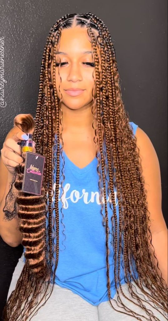 45 HAIRSTYLE Top-Rated Curly Braids Looks This Year