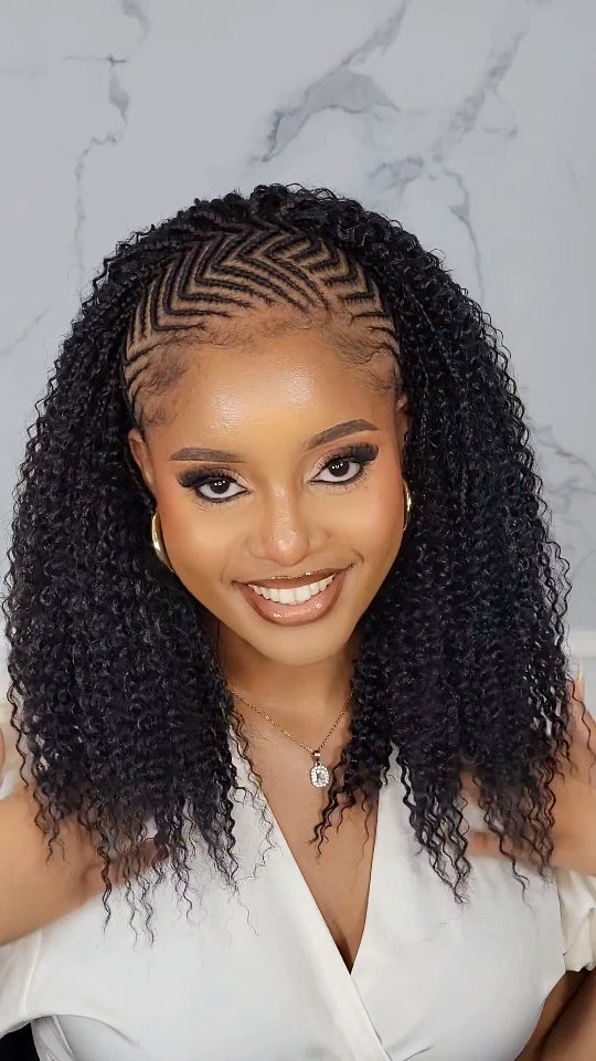 45 HAIRSTYLE Top-Rated Curly Braids Looks This Year