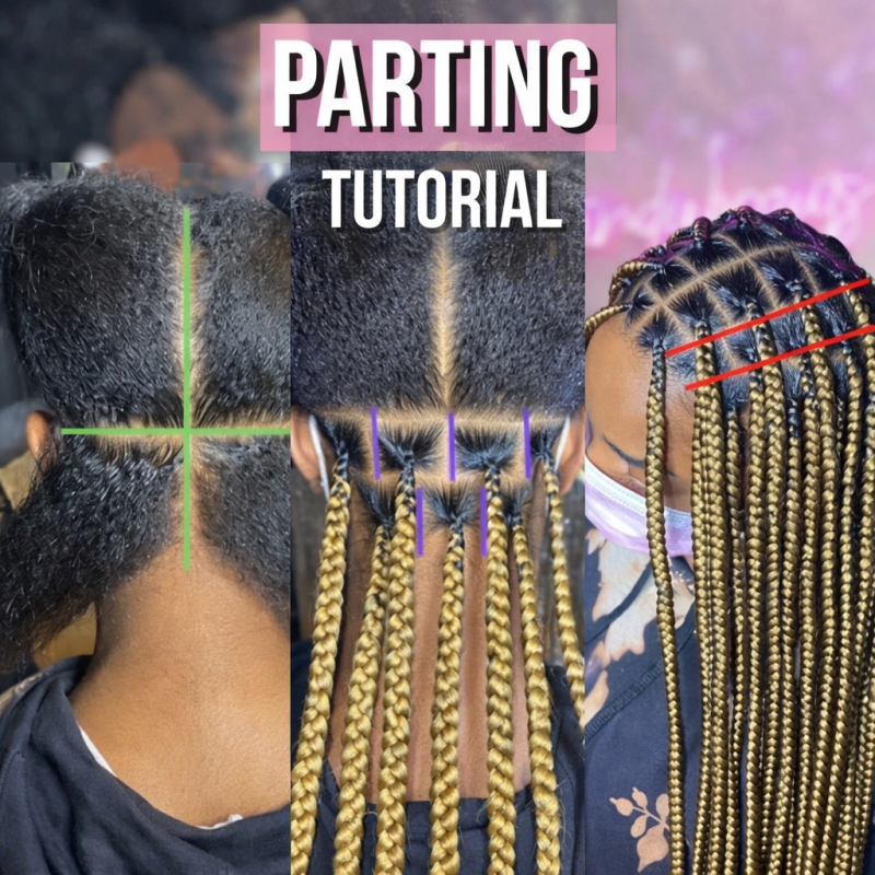 Professional Box Braids Parting Tutorial How to Achieve Perfect, Salon-Quality Sections